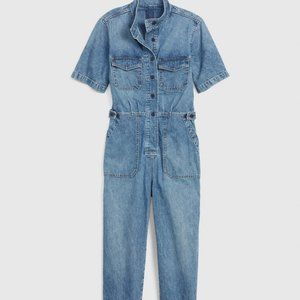 Denim Utility Jumpsuit
